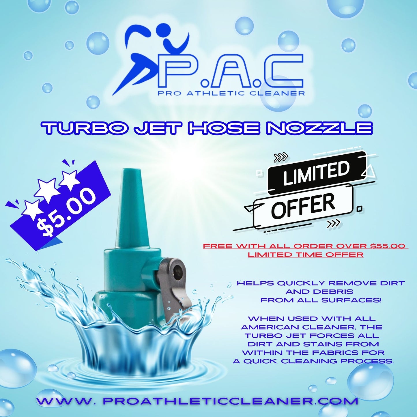 Turbo Jet Hose Nozzle