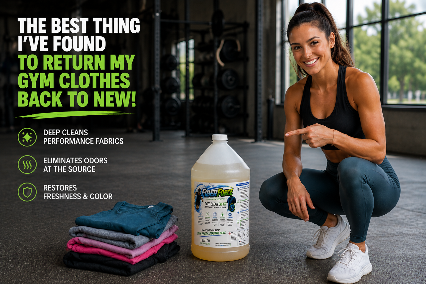 FiberForce Dri-Fit cleaner.  1 gallon with measuring cup