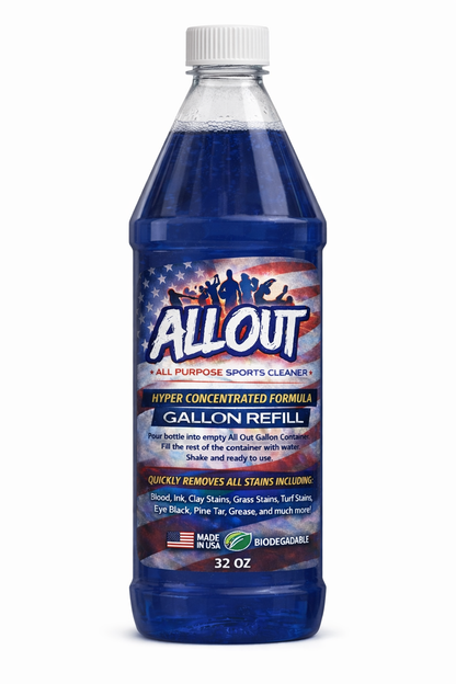 AllOut Sports Cleaner Gallon Refill.