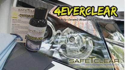 4EverClear Headlight U.V Clear Coat 16oz - ORIGINAL FORMULA (treats approx. 32 lenses) Includes 4 Free applicators , applicator tip, and StayFresh bag.