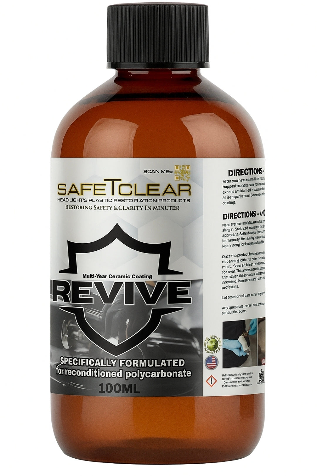 Revive Ceramic Headlight Coating 50ml Kit